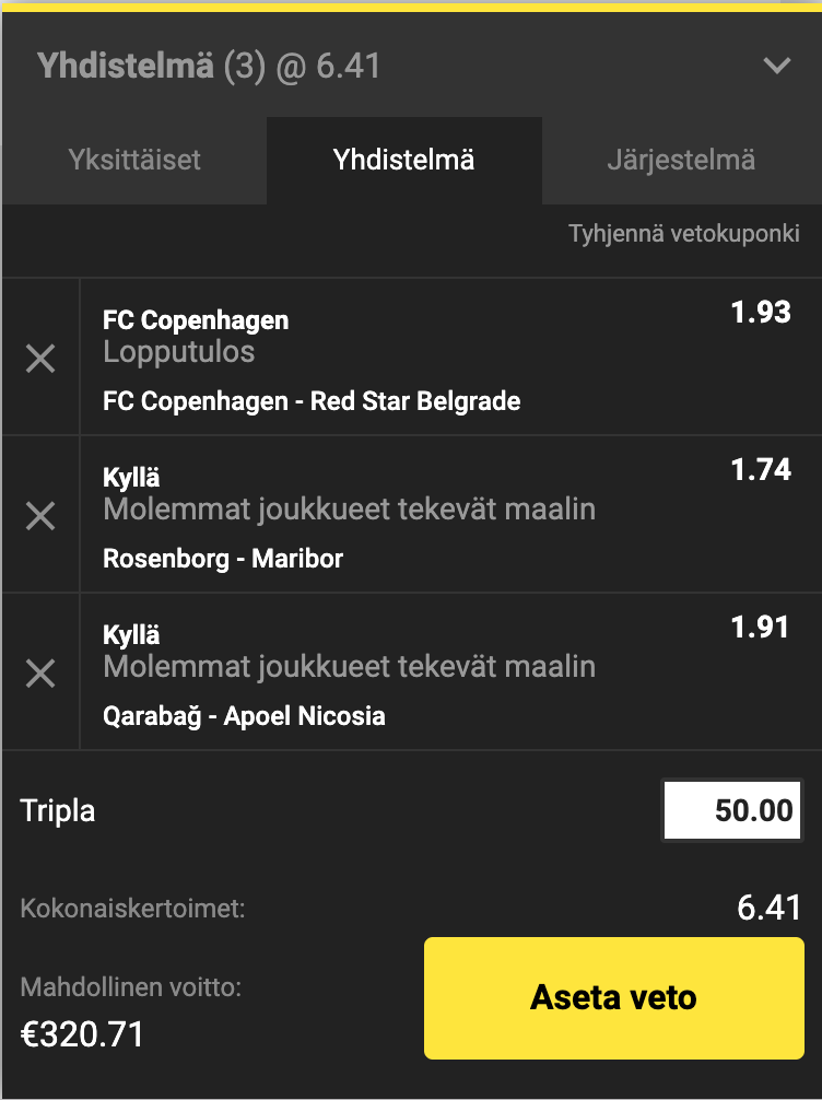 Veikkausvihjeet